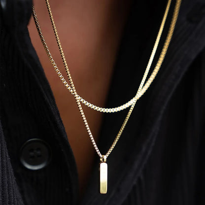 BOX PENDANT CHAIN