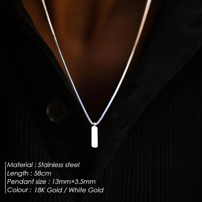 BOX PENDANT CHAIN